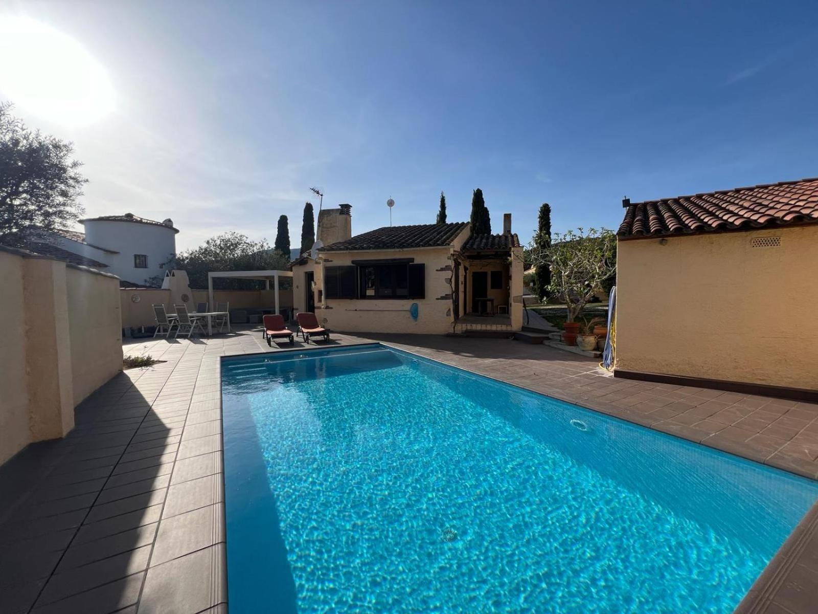 Villa Franca Privat Pool L'Estartit Exterior foto